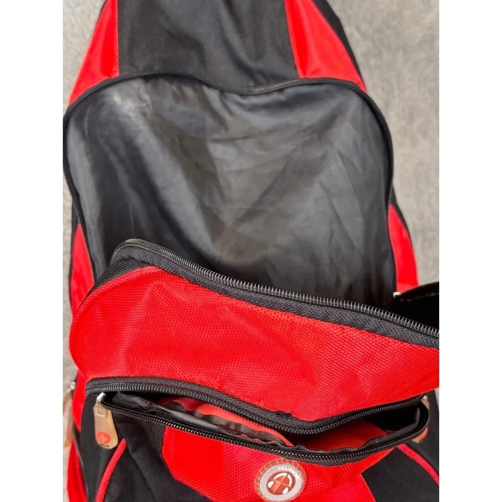 NGG Swiss Edition Insulated Cooler Backpack Hiking Travel Red Black Daypack